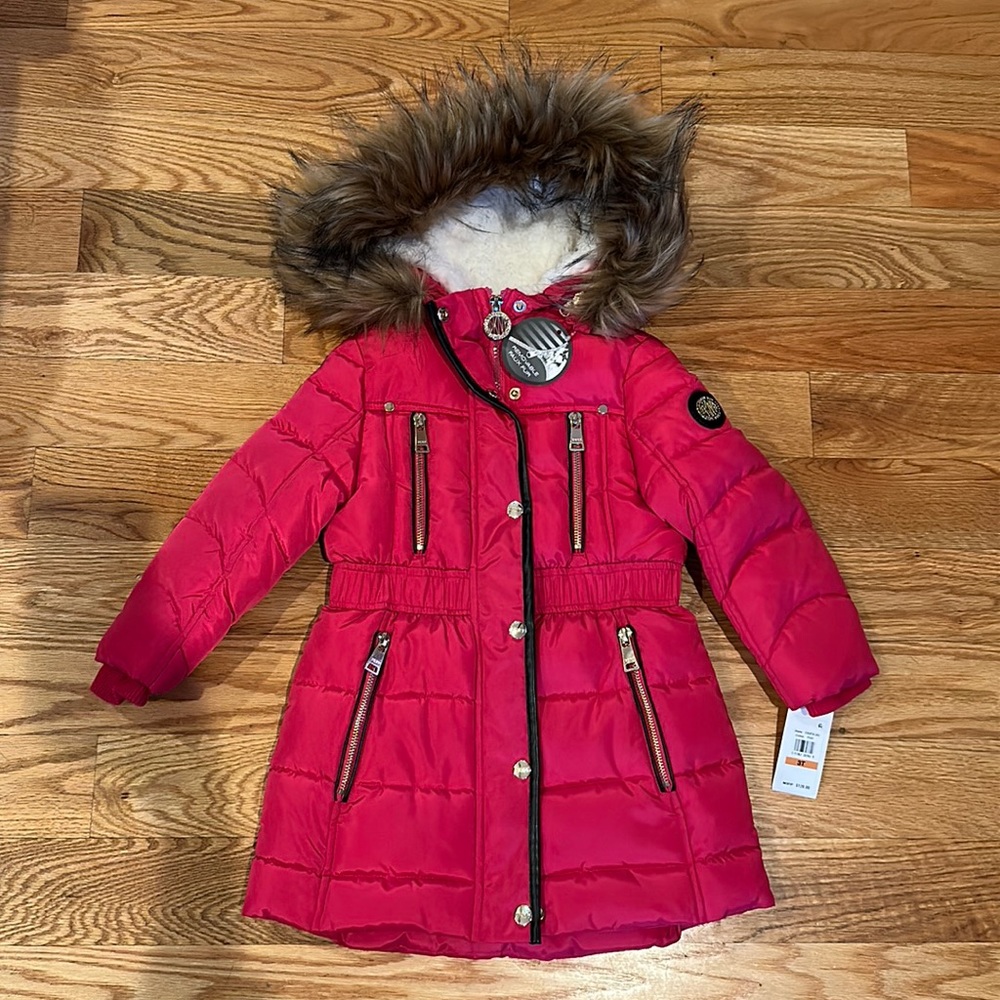 DKNY faux fur jacket